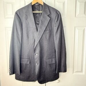 Ralph Lauren Polo University Club Vintage Gray Blazer Jacket Sport Men's Size 40